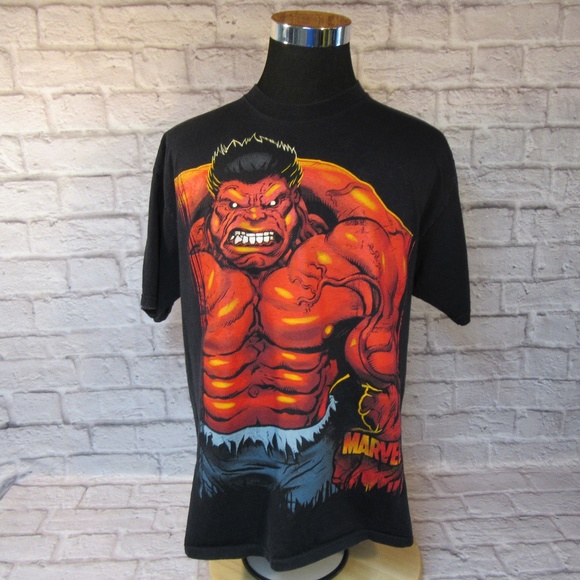 red hulk shirt